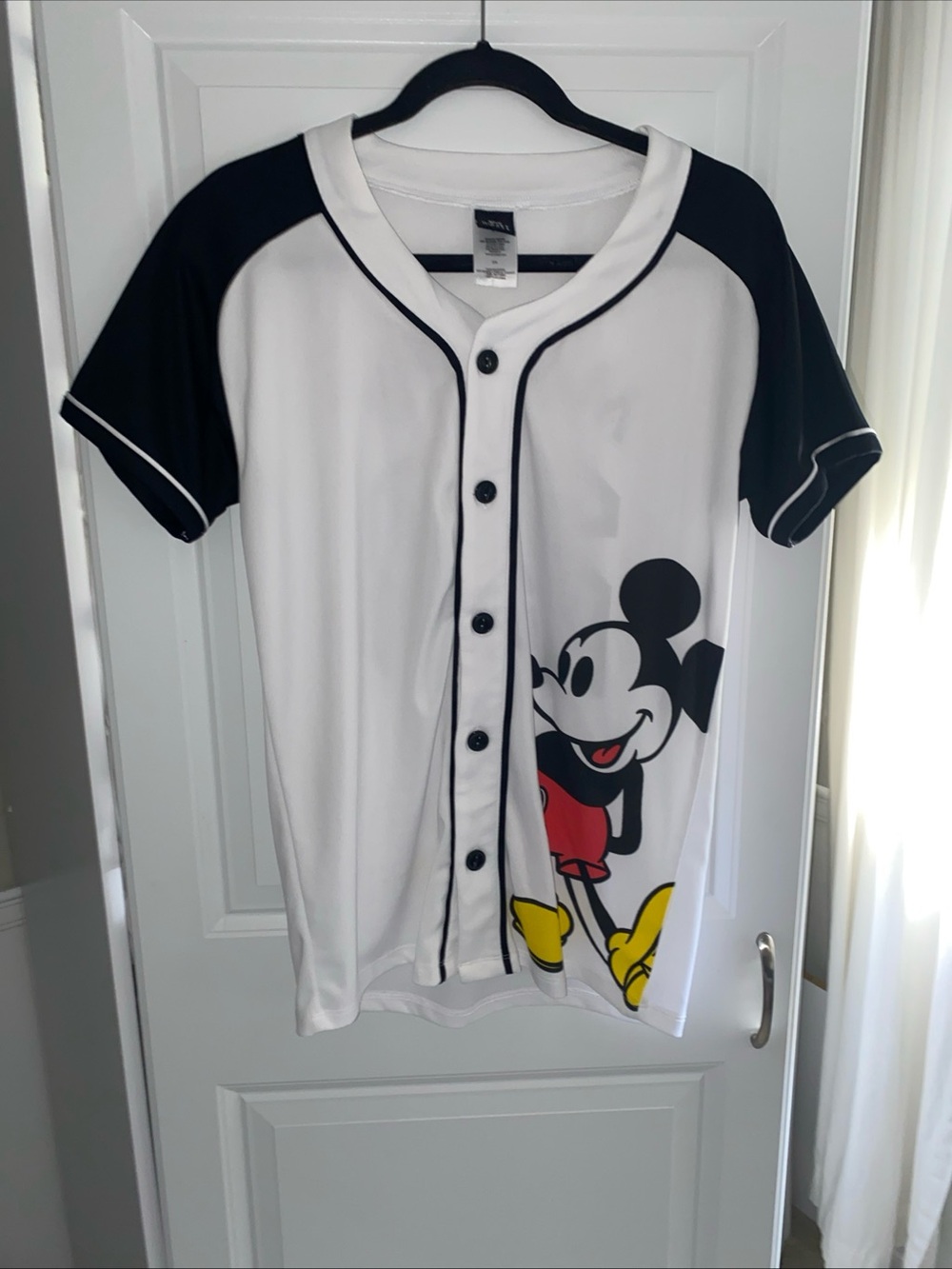 Disney‎ Mickey Mouse Baseball Jersey - Top Women's Size Small